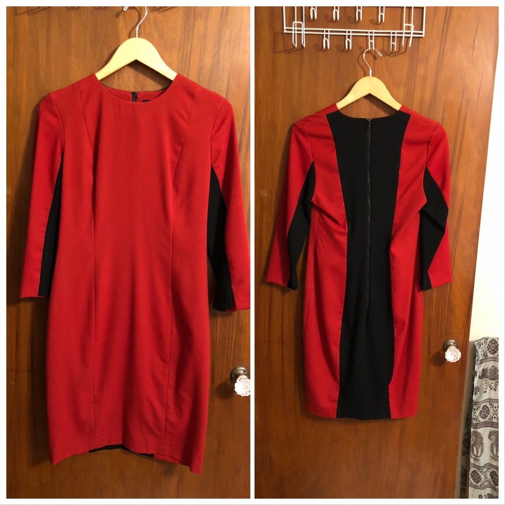DRESS FCUK French Connection 8 wool